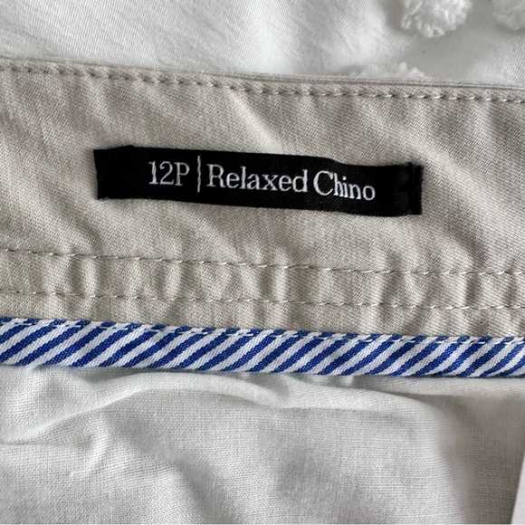 Talbots‎ Pants Womens 12P Beige Relaxed Chino Supersoft Mid Rise Stretchy NWT - Picture 4 of 11